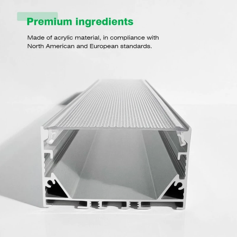 Acrylic Diamond Pattern Extrusion Lampshade