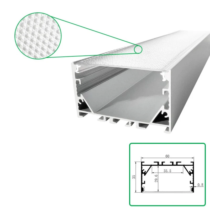 Acrylic Diamond Pattern Extrusion Lampshade