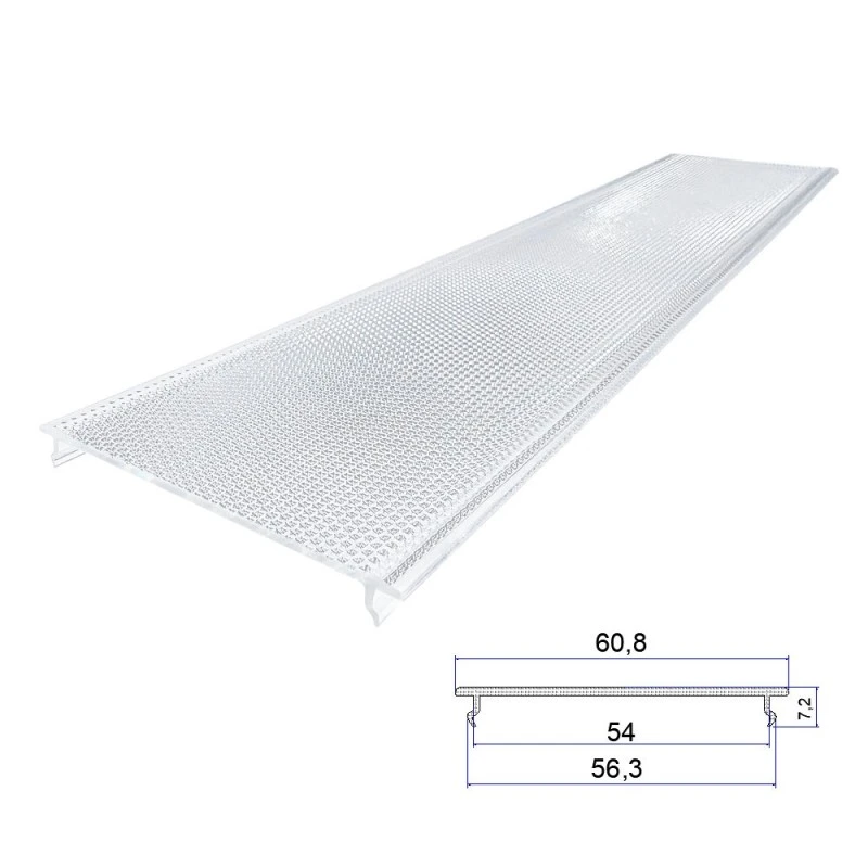 Polycarbonate Diamond Pattern Extruded Lampshade Polycarbonate Diamond Pattern Extruded Lampshade