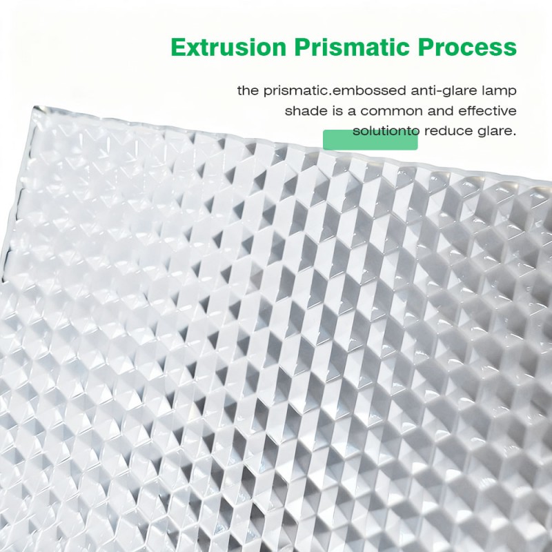 Polycarbonate Prism Extruded Lampshade