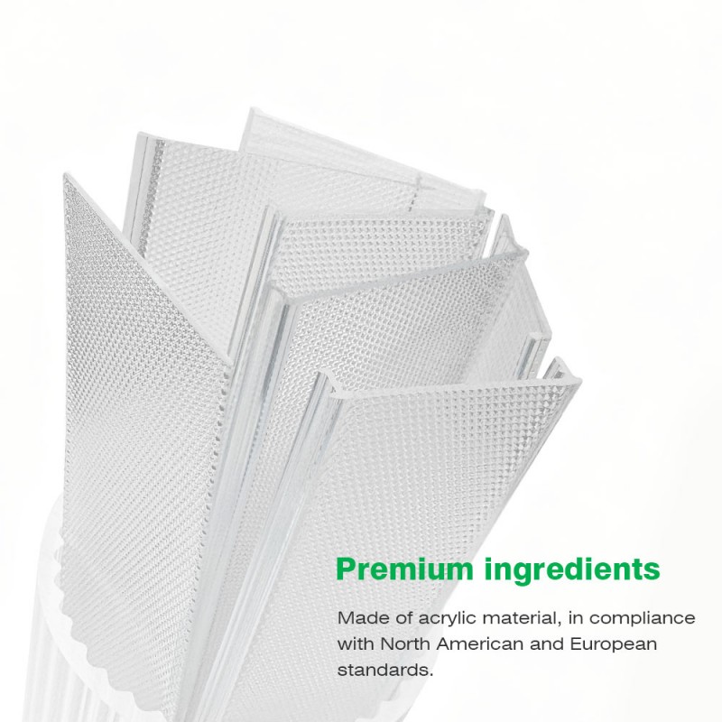 Polycarbonate Prism Extruded Lampshade