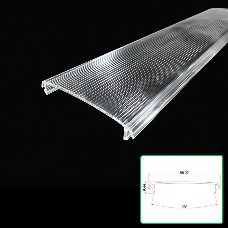 Polycarbonate Transparent Extruded Lampshade Polycarbonate Transparent Extruded Lampshade