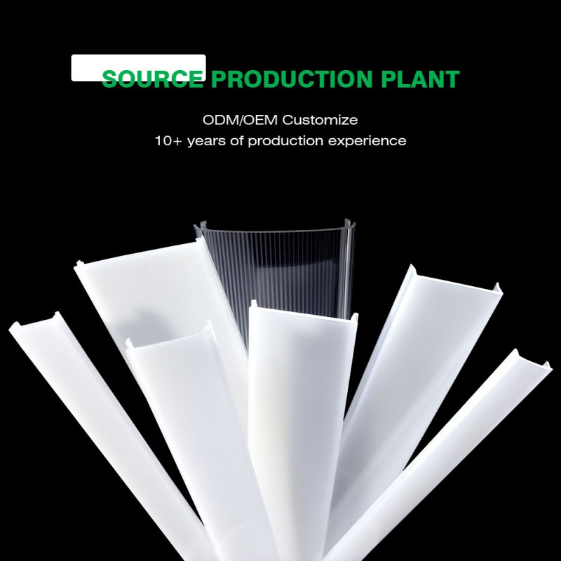 Polycarbonate Transparent Extruded Lampshade
