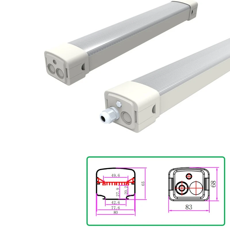 Tri-Proof Light Dual-Color Extruded အိမ်ရာ